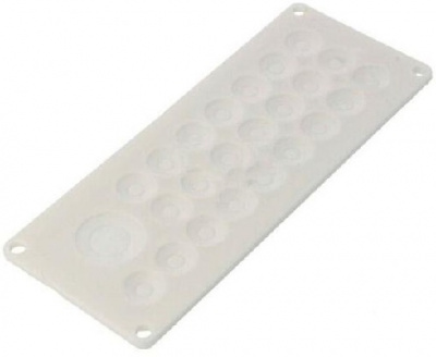 HTK-24, Мультифланец 23 х 5 mm - 10 mm, 1 х 14 mm - 24 mm, IP20,белый